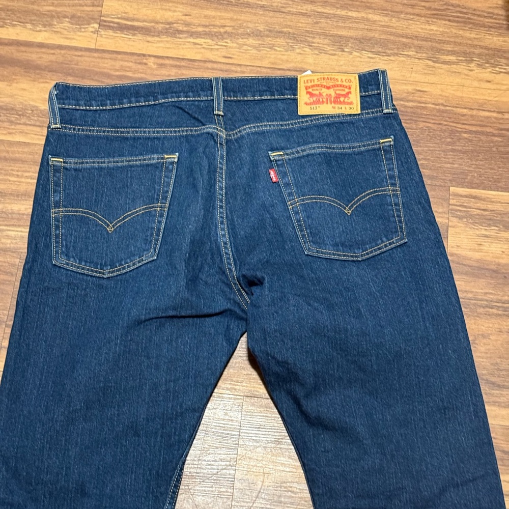 Levi's Men's Dark Indigo Straight Jeans